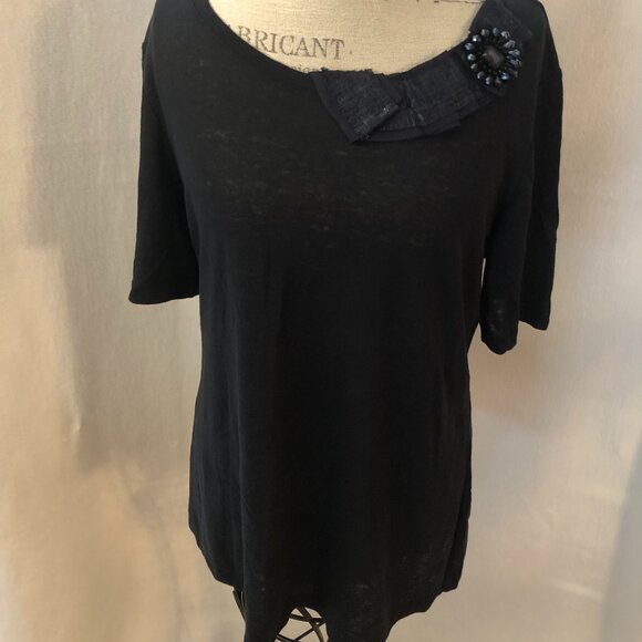 Tory Burch Linen Top: Size L/XL - Picture 6 of 12